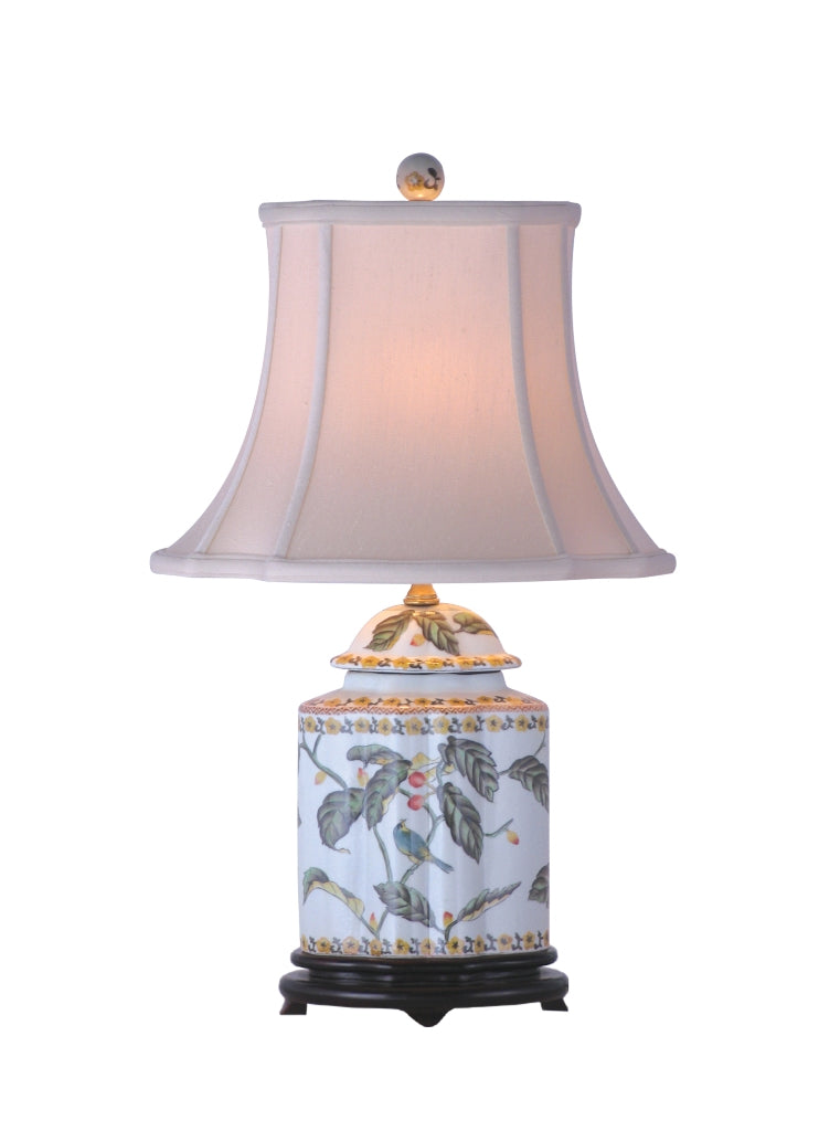 Beautiful Floral Scallop Style Porcelain Table Lamp