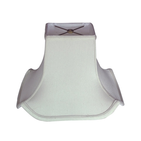 Off White Satin Rectangular Pagoda Lamp Shade 10-17" Sizes (Copy)