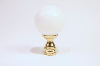 Beautiful White Jade Stone Ball Finial