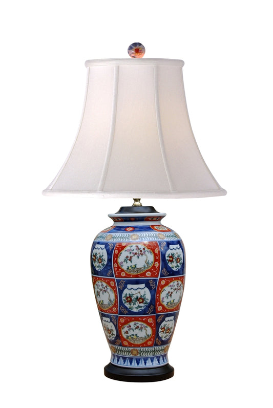 Imari Vase Porcelain Table Lamp 30"