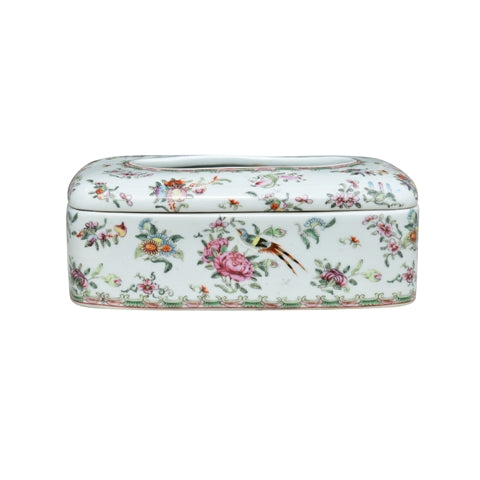 Rose Canton Tissue Holder