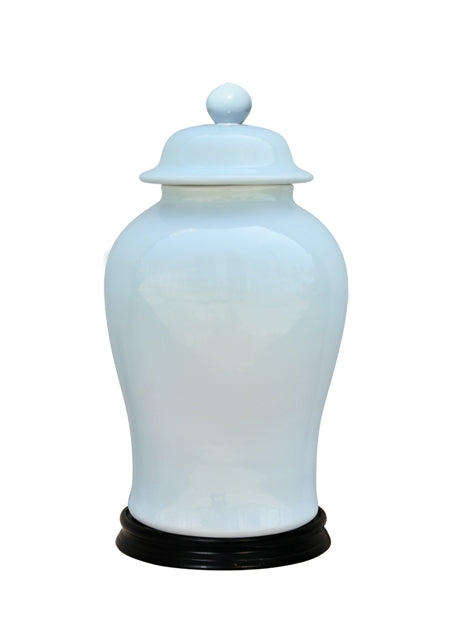 White Rain Porcelain Temple Jar 19"