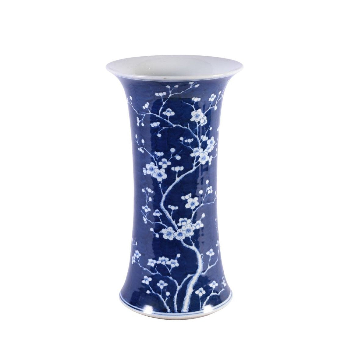 Blue and White Plum Blossom Porcelain Umbrella Stand Vase
