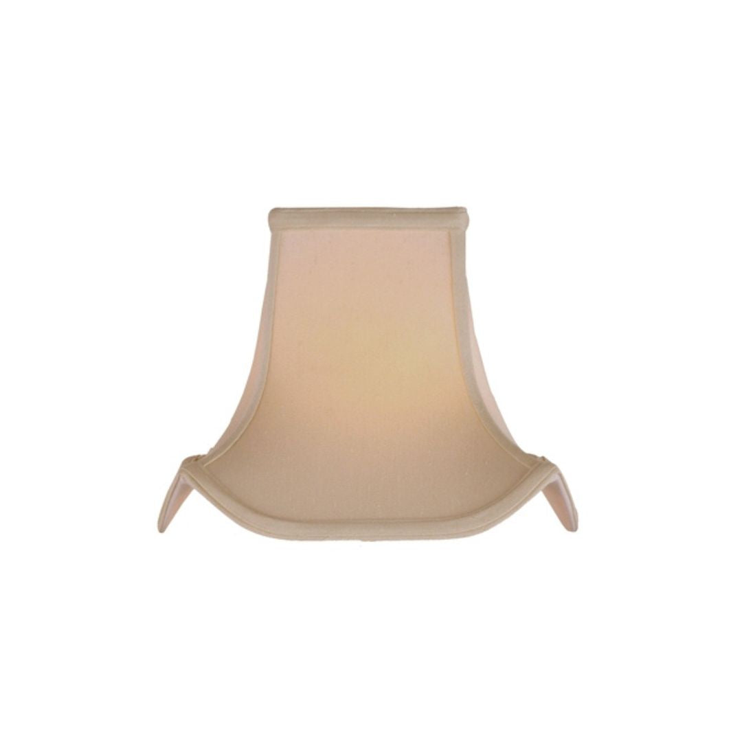 Coffee Rayon Rectangular Pagoda Lamp Shade 10-17" Sizes