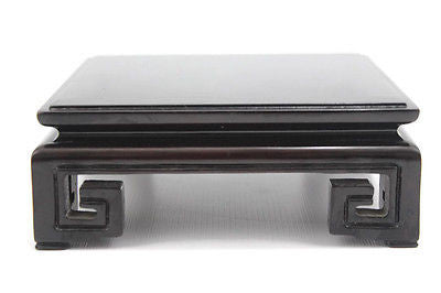 Brown Glossy Finish Wooden Chinese Pedestal Square Display Stand 3x3 to 9x9