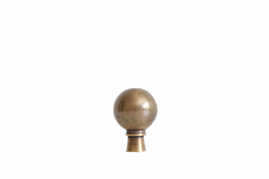 Beautiful Bronze Ball Contemporary Brushed Brass Finish Lamp Finial