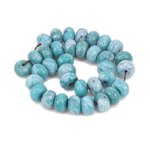Turquoise Jade Abacus Beads