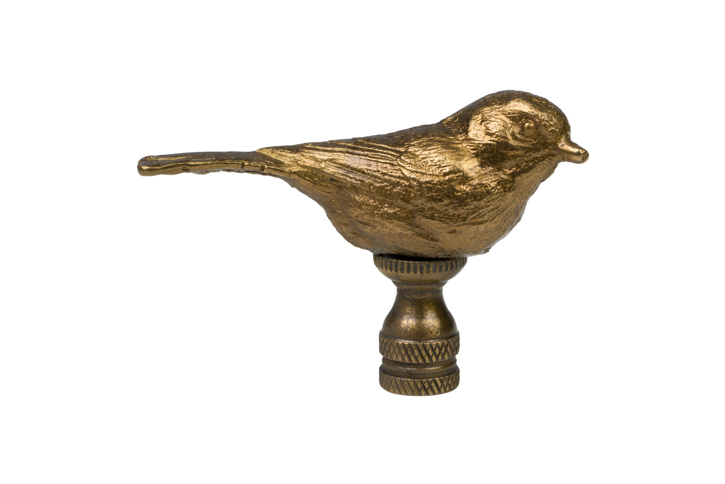 Bronze Bird Figurine Table Lamp Finial 2"