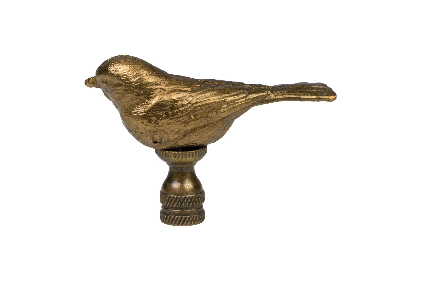 Bronze Bird Figurine Table Lamp Finial 2"