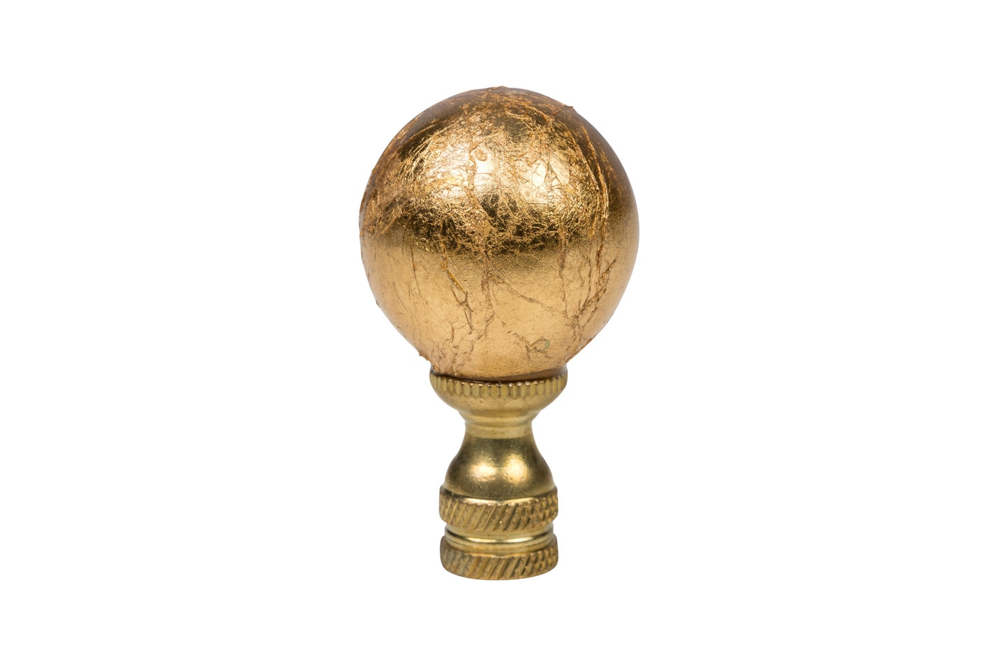 Gold Leaf Ball Table Lamp Finial 2.5"