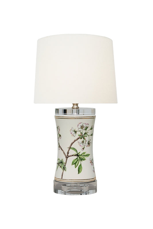 Cherry Blossom Dove Lamp 14.5"