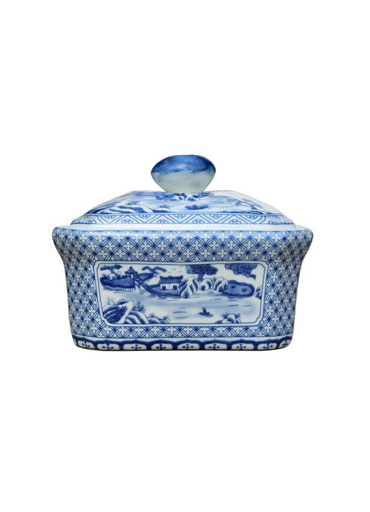 Blue and White Canton Candy Box