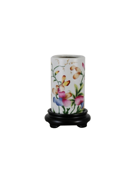 Floral Porcelain Pencil Holder (stand not included)